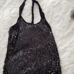 Express sequin top